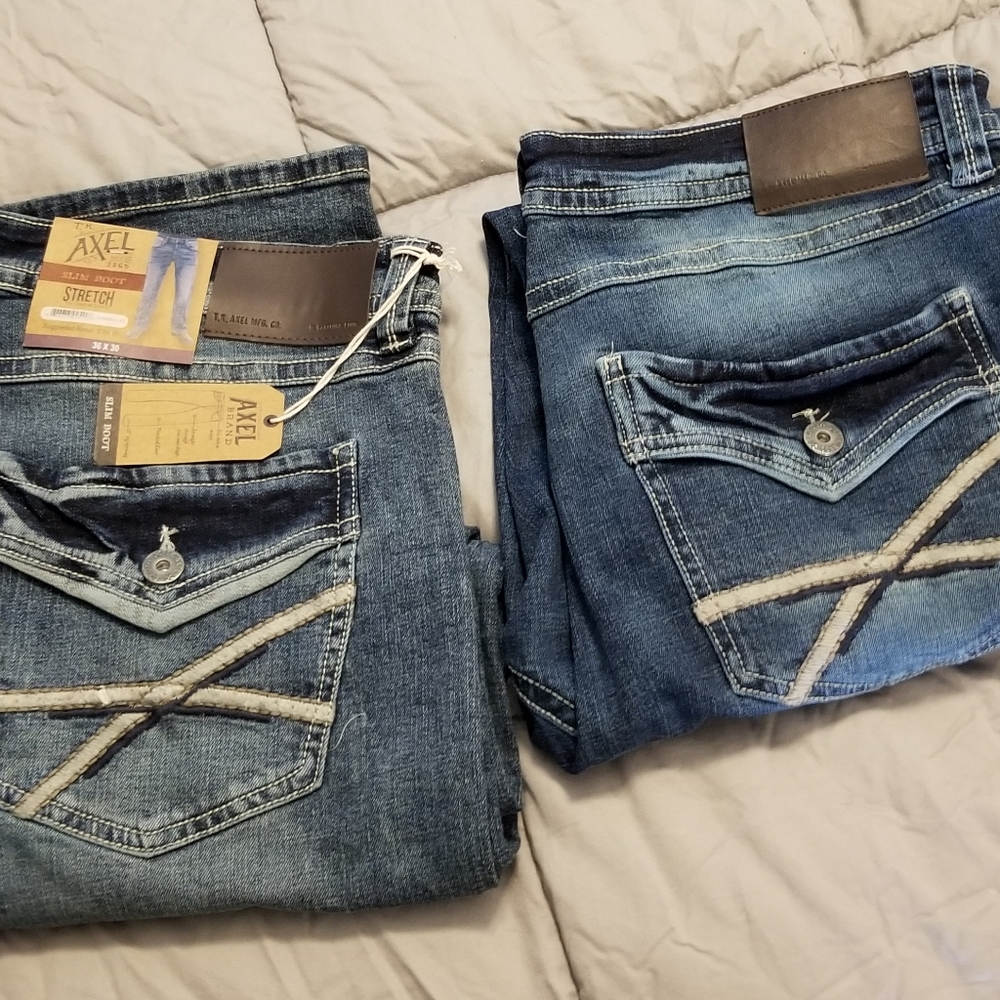 T.K.Axel Slim Boot Stretch 36x30 2 pairs